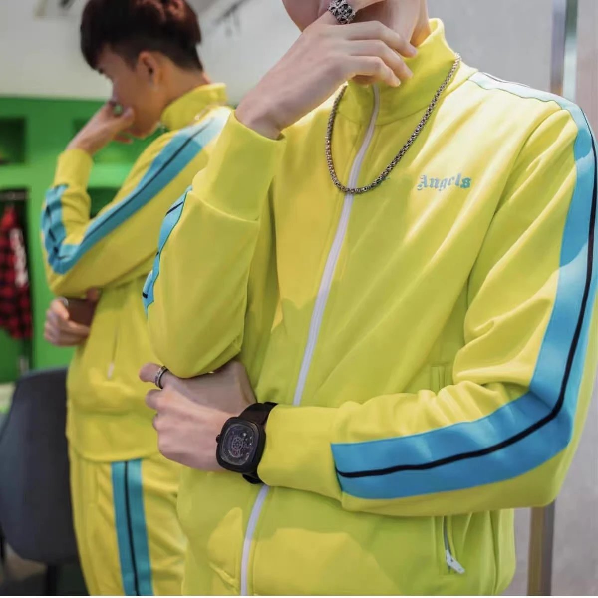 Angelo Track Pants Yellow Sweatpants - 9