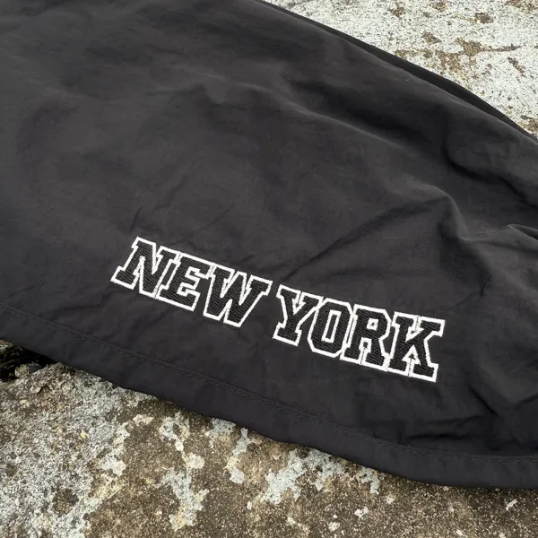 Supreme Gothic Logo Windbreaker Pants Black - 16