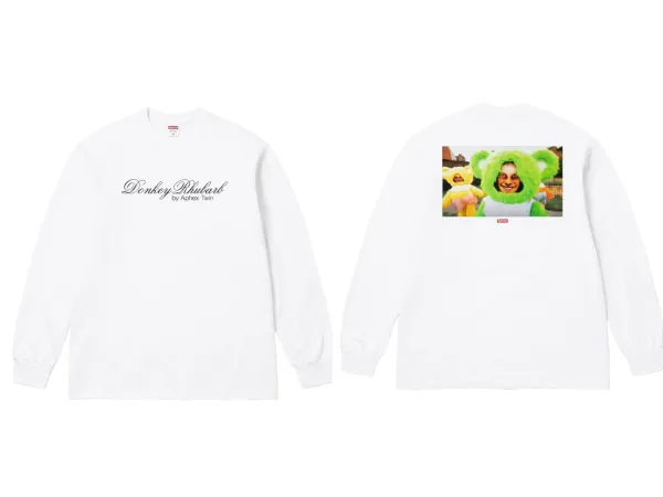 Supreme 99 Jersey Long Sleeve Tee Black and White - 5