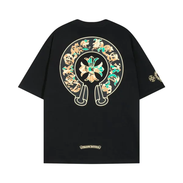 Chrome Hearts Cross Logo T-Shirt Black and White - 33