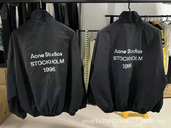 Acne Studios Stockholm 1996 Windbreaker White Jacket - 17