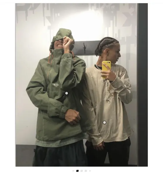 PIET x AET Anorak Windbreaker Army Green Outerwear - 3