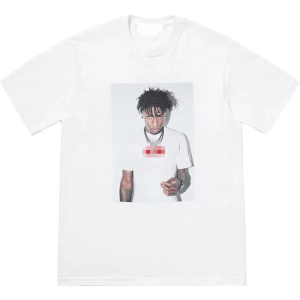 Off-White x XXXTentacion Photo Print White T-Shirt - 1