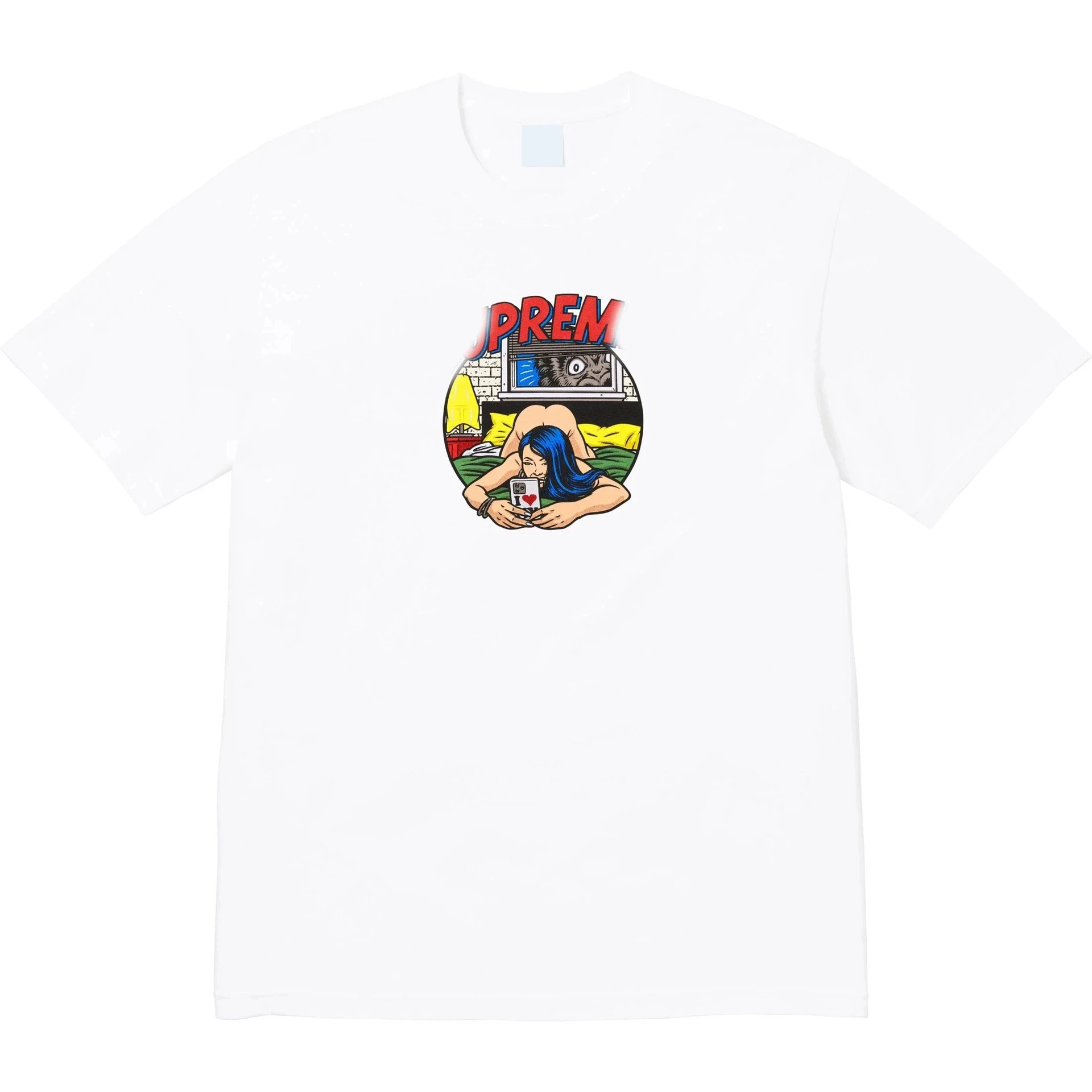 Supreme Graphic Print White T-Shirt - 1