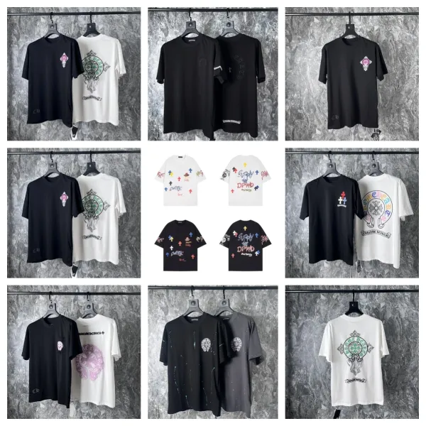 Chrome Hearts Cross Logo T-Shirt Black and White - 26