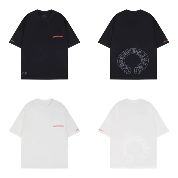 Chrome Hearts Cross Logo T-Shirt Black and White - 13