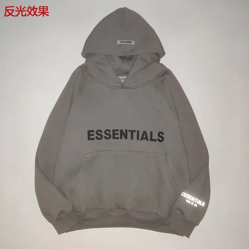 Fear of God Essentials Beige Hoodie and Sweatpants Set - 10