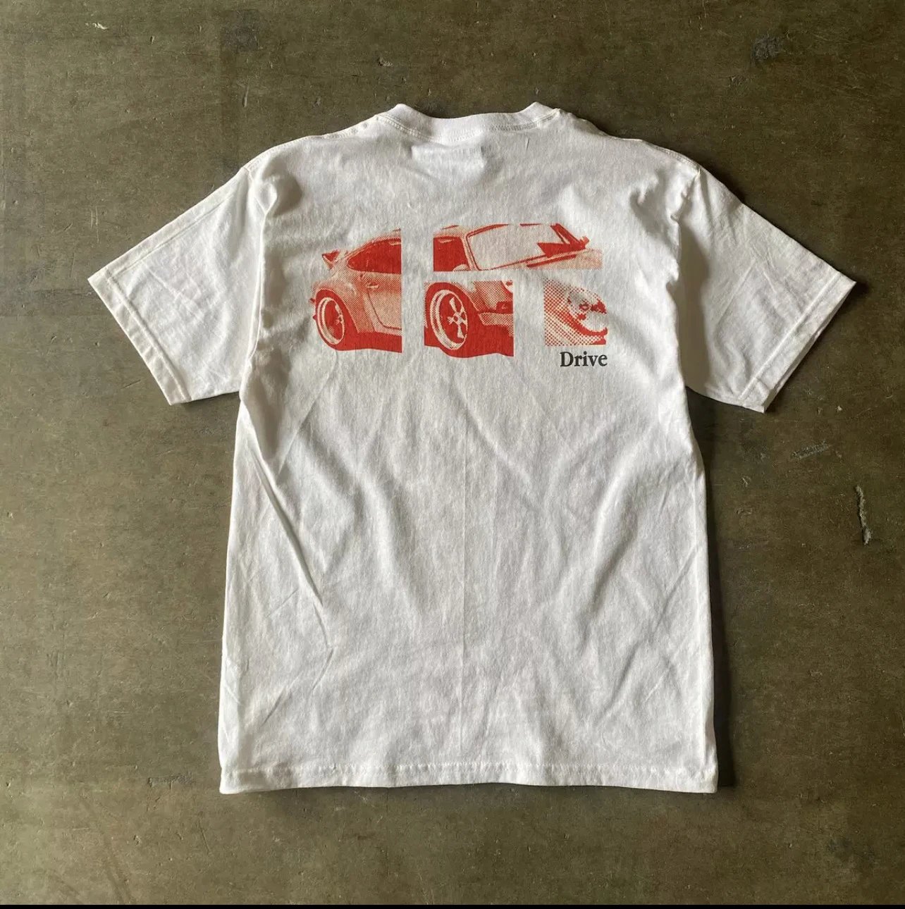 Drive Magazine x Unknown Artist Red Car Graphic T-Shirt - 10