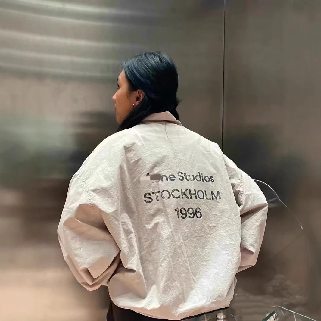 AC 1996 Classic Letter Zip-Up Jacket