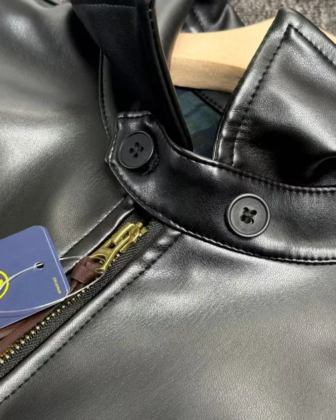 Polo Ralph Lauren Leather Jacket Black - 6