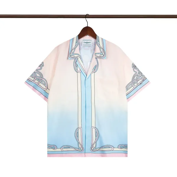 Casablanca x Art Deco Gradient Short-Sleeve Shirt - 1