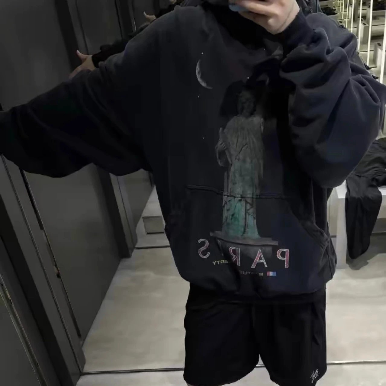 Balenciaga Triple S Silver Metallic Chunky Sneakers - 13