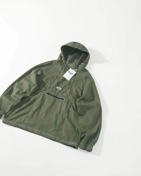 PIET x AET Anorak Windbreaker Army Green Outerwear - 1