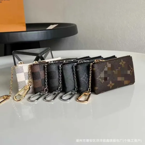 Louis Vuitton Monogram Key Pouch Brown Wallet - 4