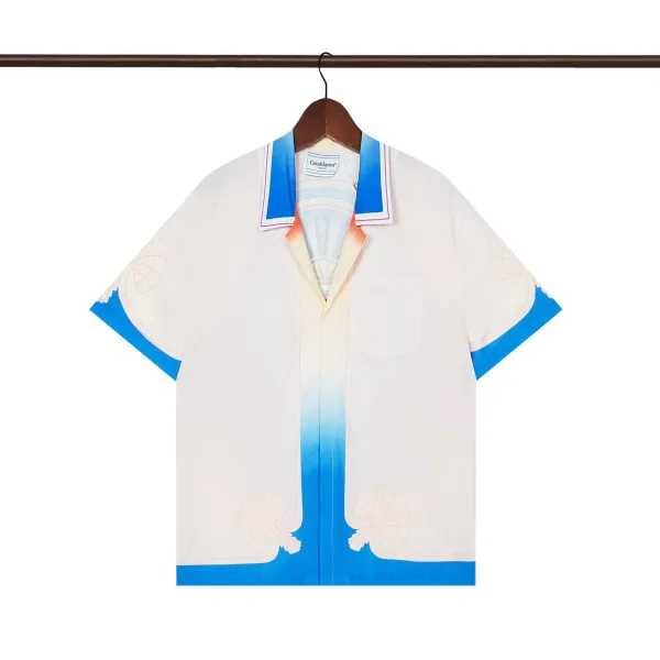 Casablanca Resort Print Short-Sleeve Shirt White - 20
