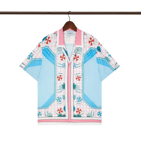 Casablanca Resort Print Short-Sleeve Shirt Multicolor - 1