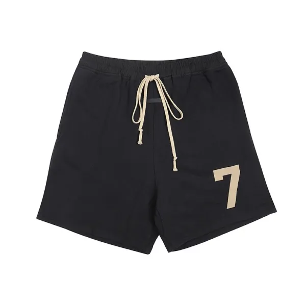 Off-White Number 7 Shorts Black - 1