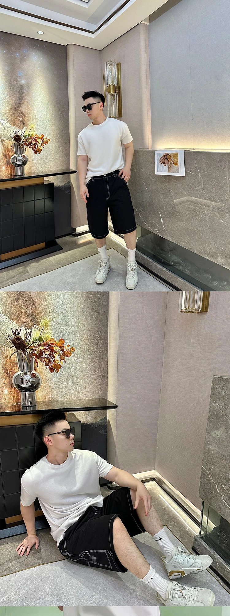 Prada Triangle Logo Cargo Shorts photo 5