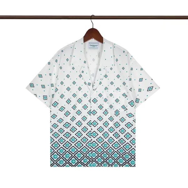 Casablanca Resort Print Short-Sleeve Shirt White - 13