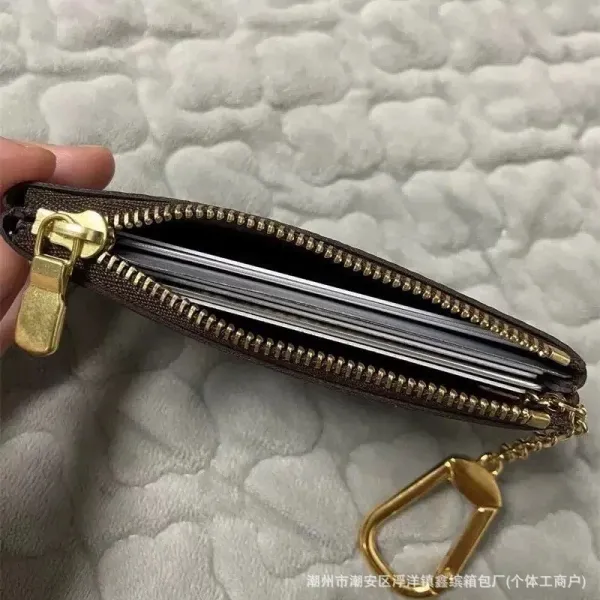 Louis Vuitton Monogram Key Pouch Brown Wallet - 9