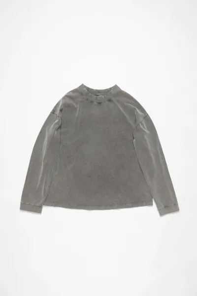 Acne Studios Script Logo Zip-Up Jacket Gray - 10