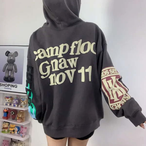 Saint Tears Saint of God Oversized Black Hoodie - 12