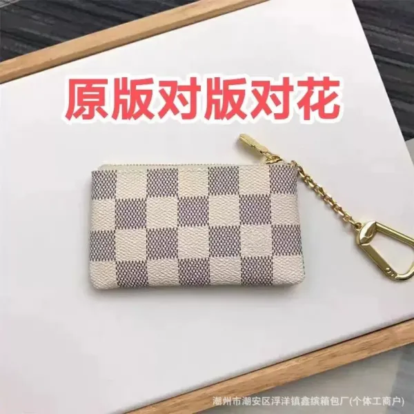 Louis Vuitton Monogram Key Pouch Brown Wallet - 6
