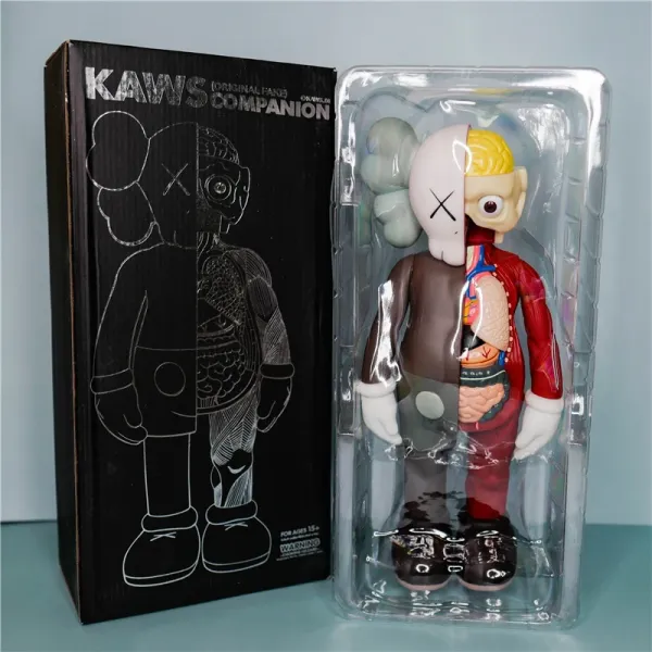 KAWS x Medicom Toy Companion Dissected Pink Figure - 2