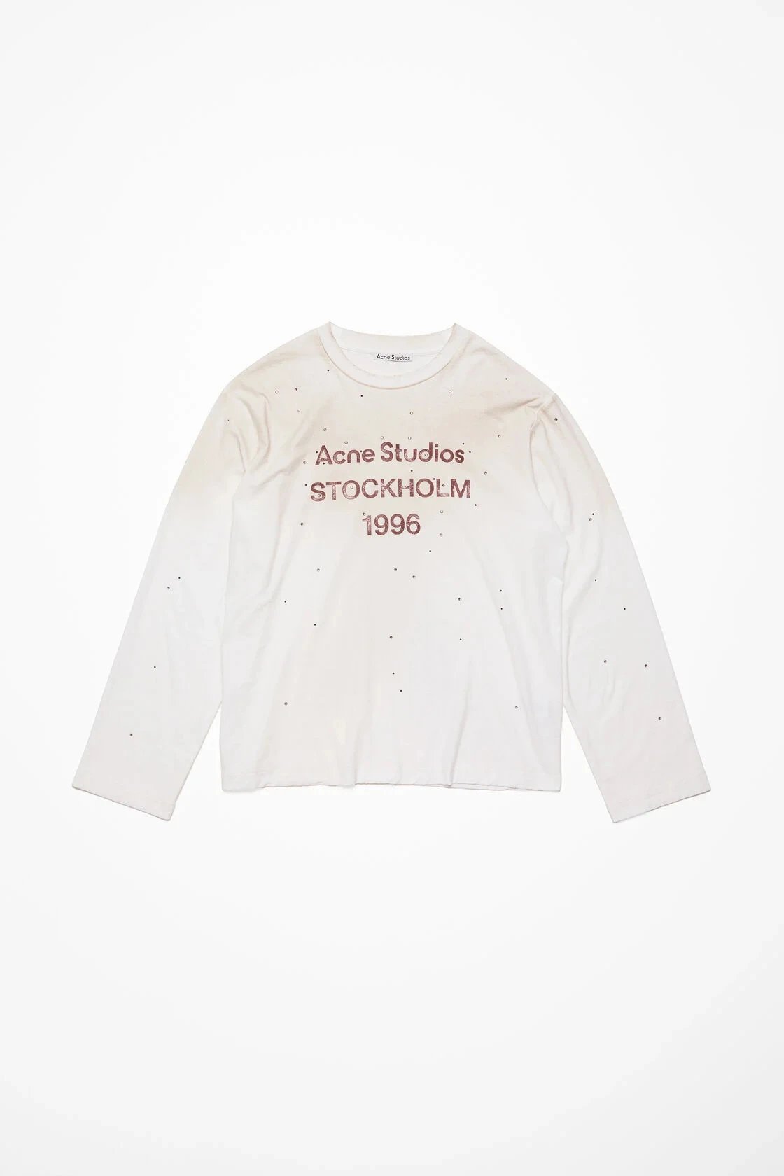 Acne Studios Stockholm 1996 Embellished Long-Sleeve T-Shirt - 1