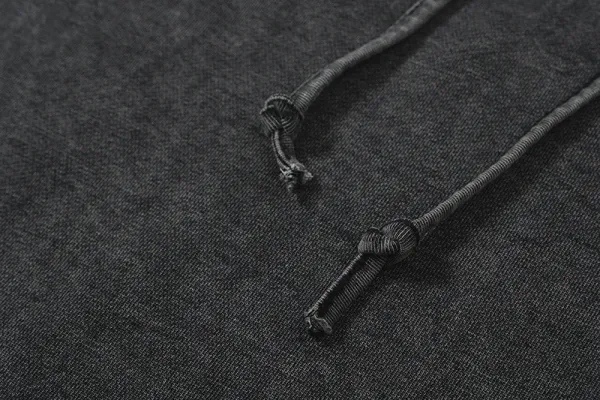 Design Acid Wash Gray Oversized Hoodie - 5