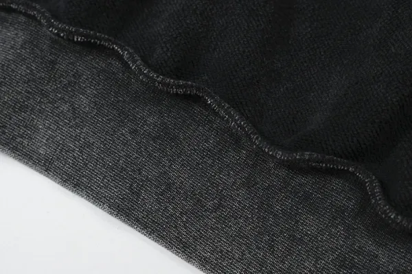 Design Acid Wash Gray Oversized Hoodie - 10