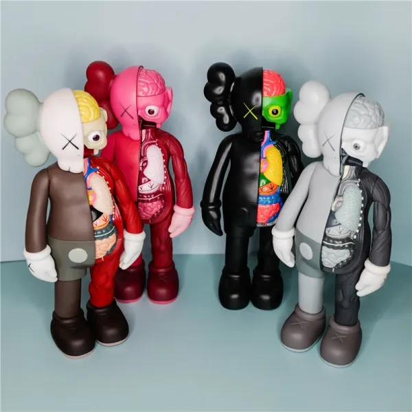 KAWS x Medicom Toy Companion Dissected Pink Figure - 3