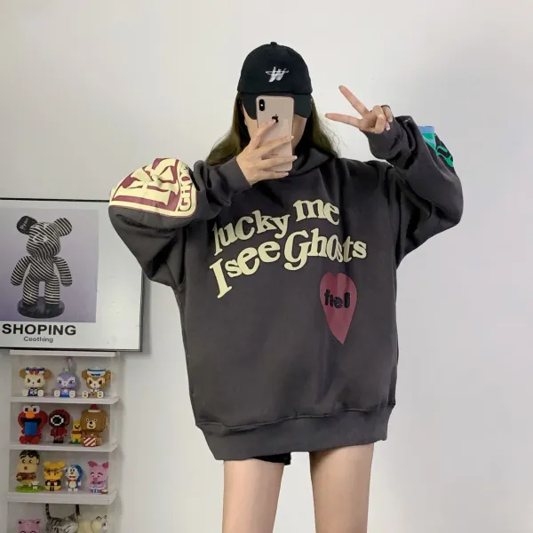 Saint Tears Saint of God Oversized Black Hoodie - 17