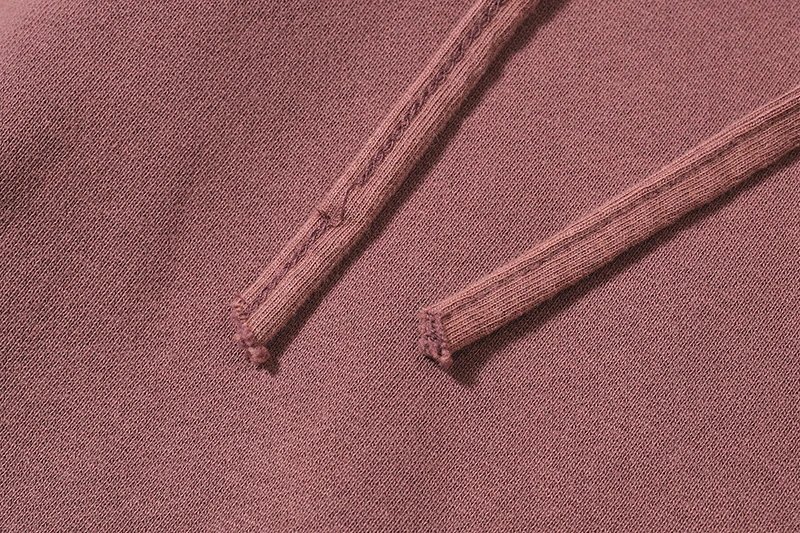 Design Acid Wash Gray Oversized Hoodie - 15