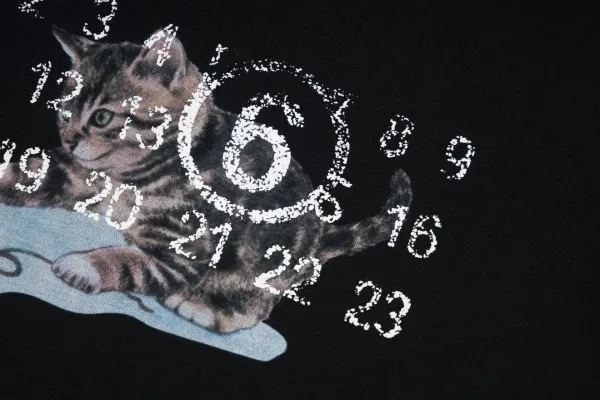Maison Margiela Tabi Cat Print White T-Shirt - 19