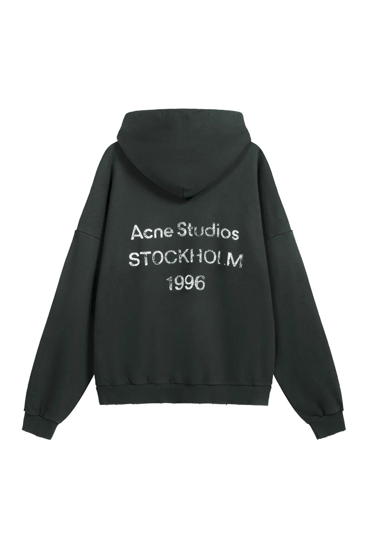 Acne Studios Script Logo Zip-Up Jacket Gray - 18