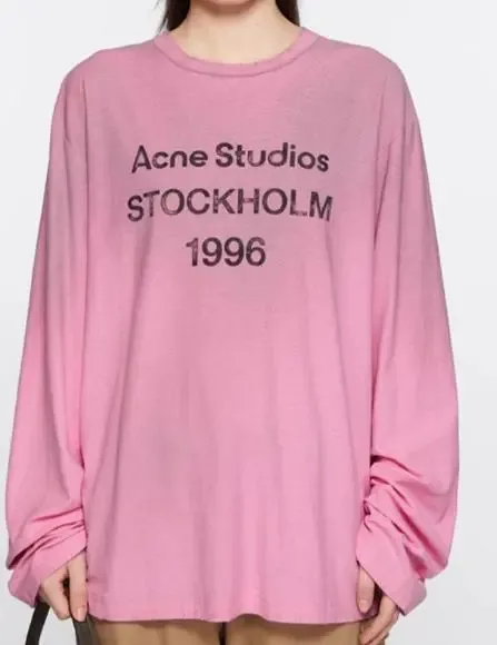 Acne Studios Script Logo Zip-Up Jacket Gray - 15