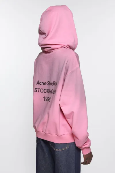 Acne Studios Script Logo Zip-Up Jacket Gray - 13