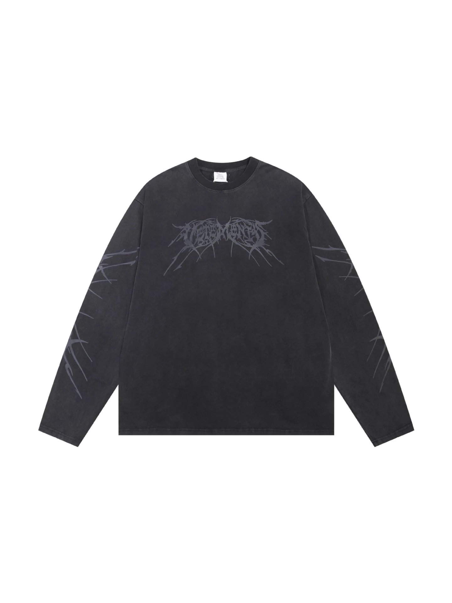 VET Wing Graphic Red Print Long-Sleeve T-Shirt photo 5