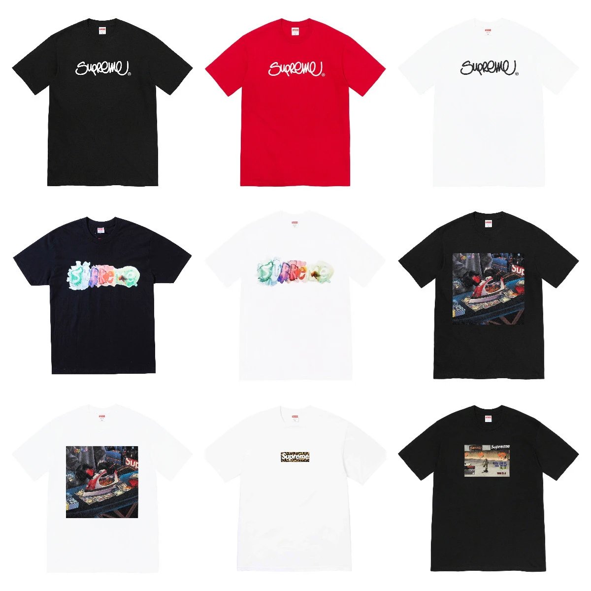 Supreme T-Shirt Collection
