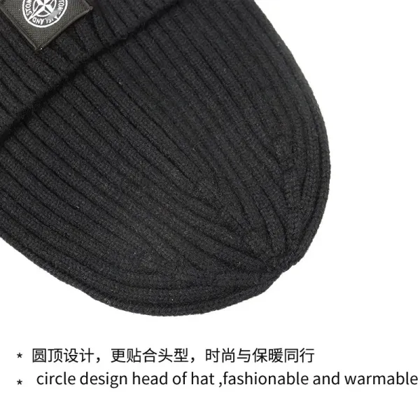 Stone Island Ribbed Beanie Gray - 10