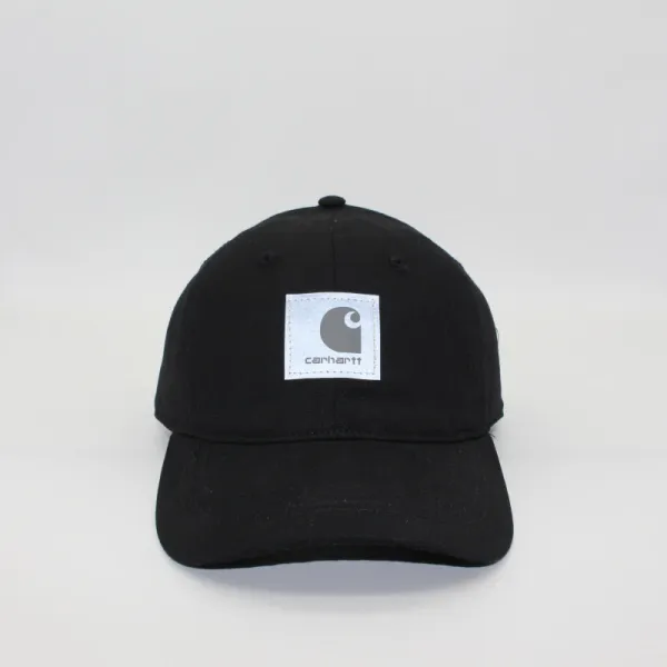 Carhartt WIP Script Logo Patch Cap White Baseball Cap - 4