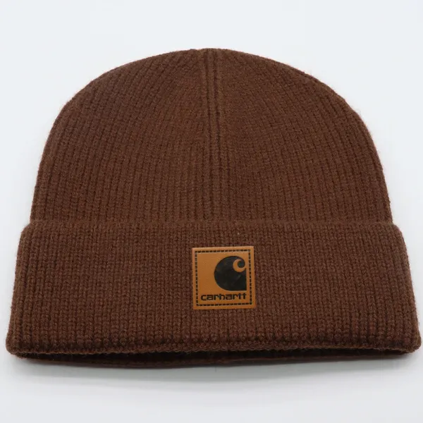 Carhartt WIP Watch Beanie Brown Knit Hat - 1