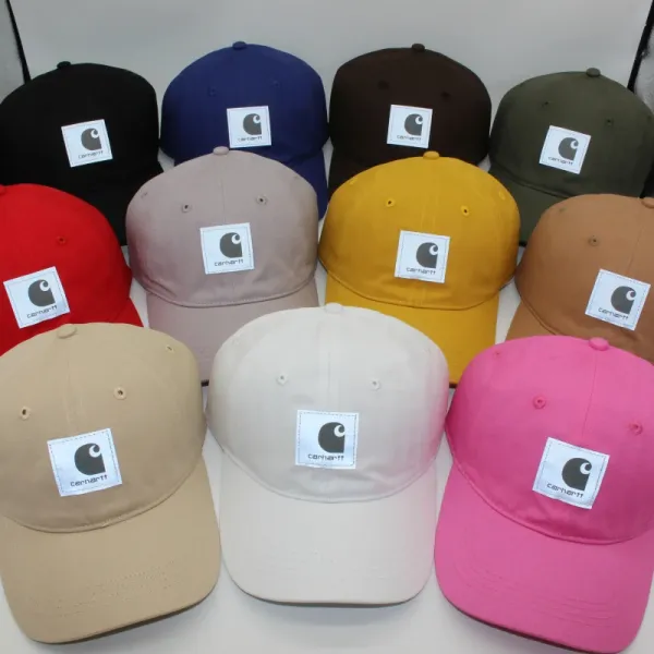 Carhartt WIP Script Logo Patch Cap White Baseball Cap - 3