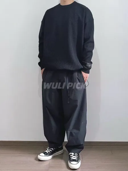 A Bathing Ape Waffle Knit Crewneck Beige Sweater - 15