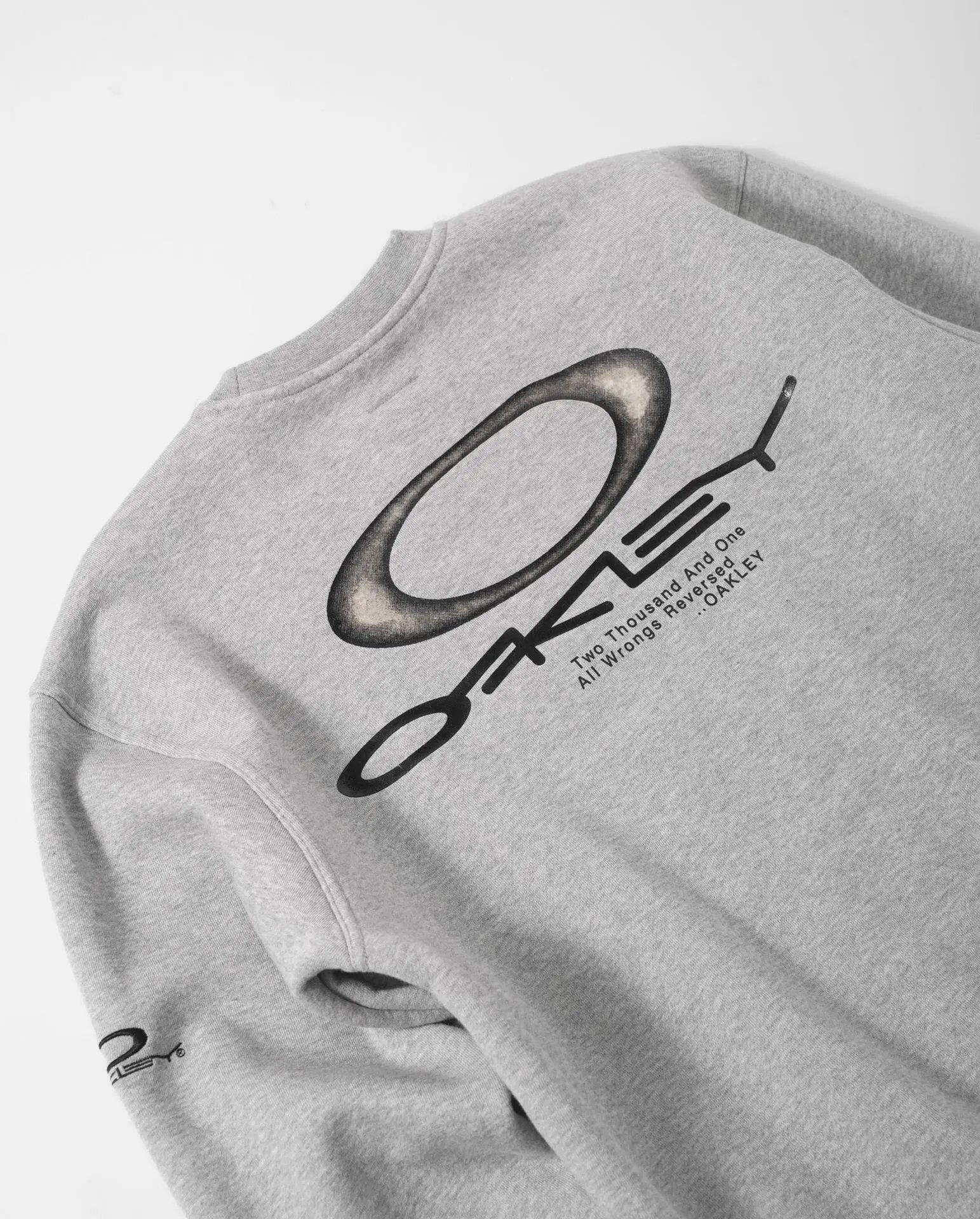Oakley Logo Crewneck Sweatshirt Gray - 10