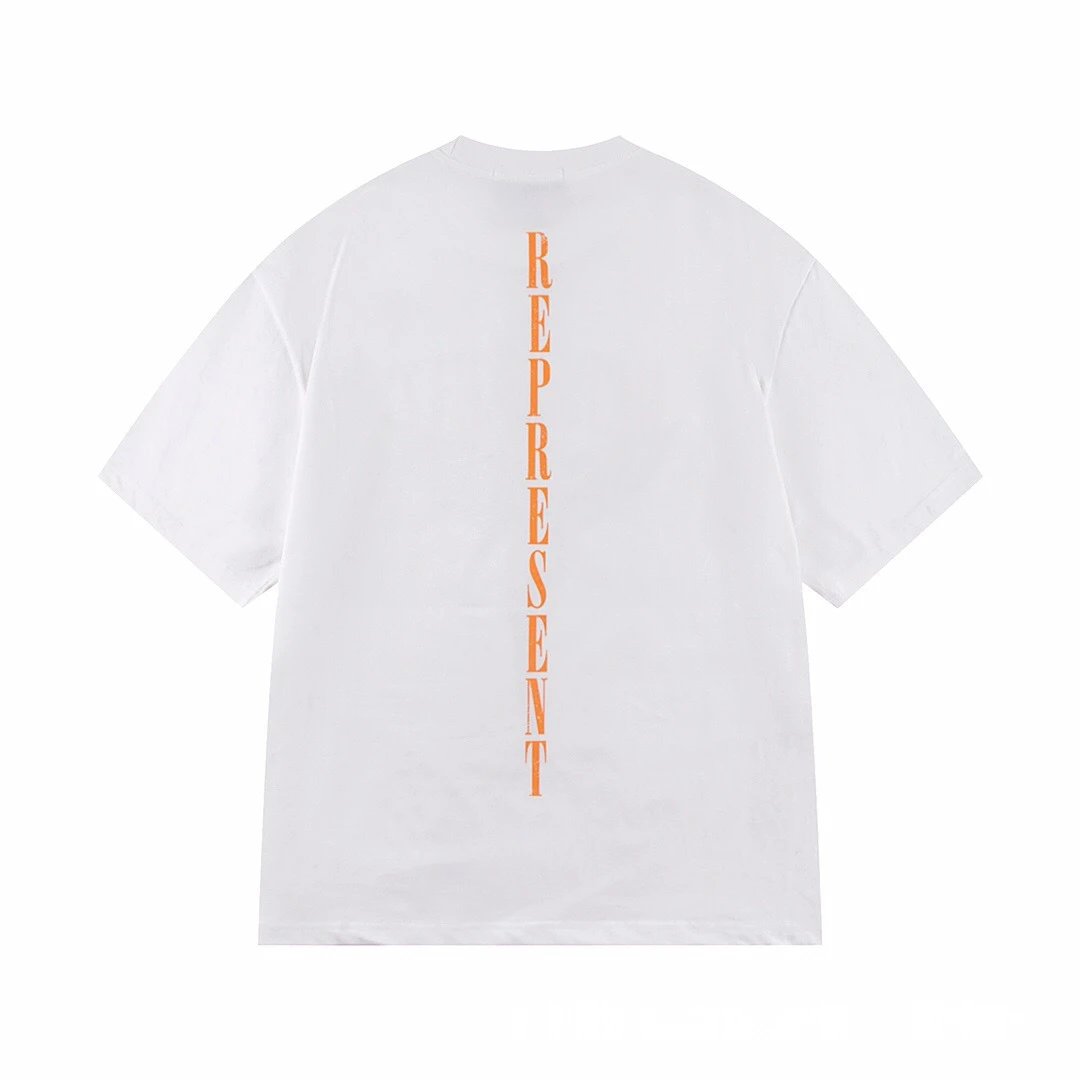 Represent Horizons Graphic Print T-Shirt Gray - 15