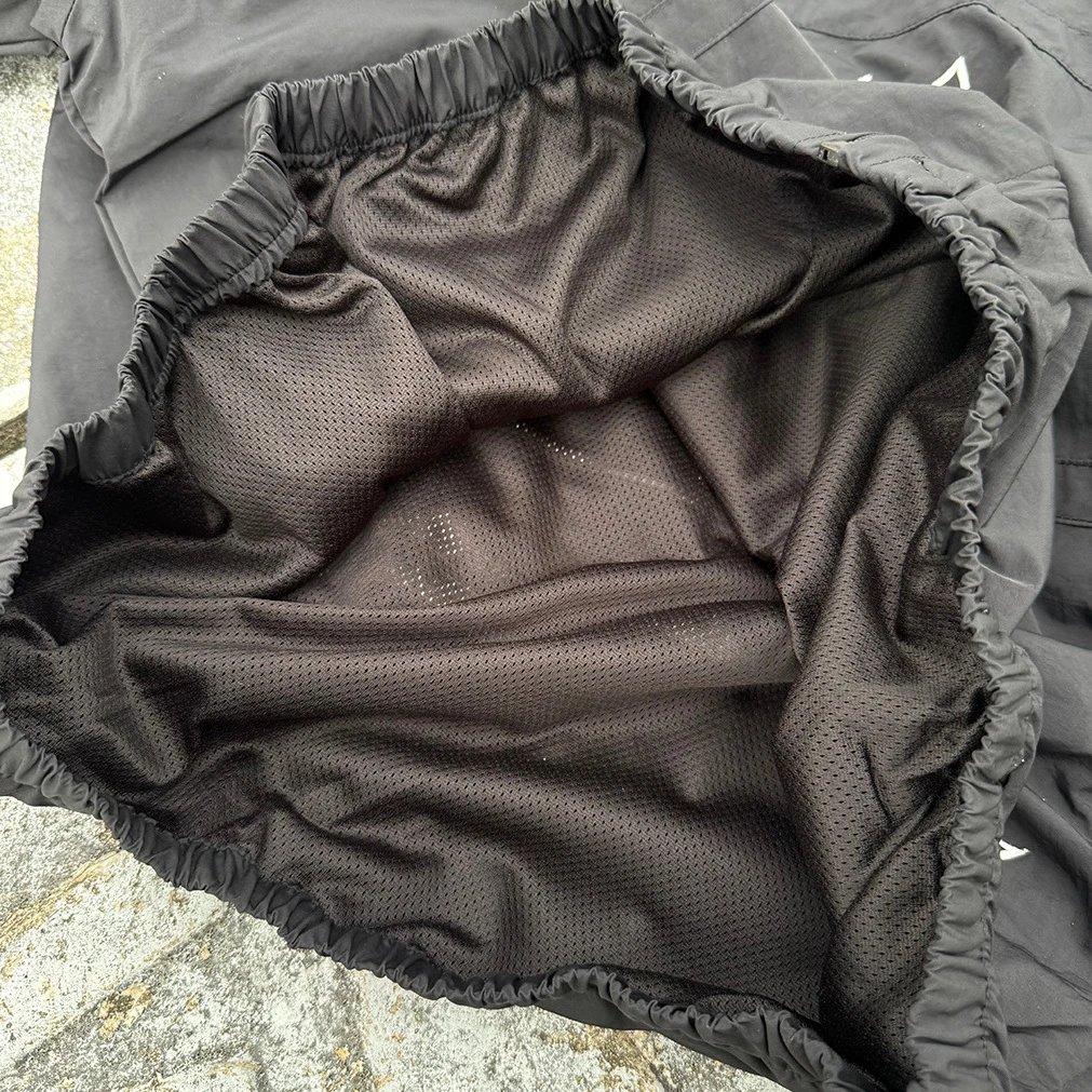 Supreme Gothic Logo Windbreaker Pants Black - 13