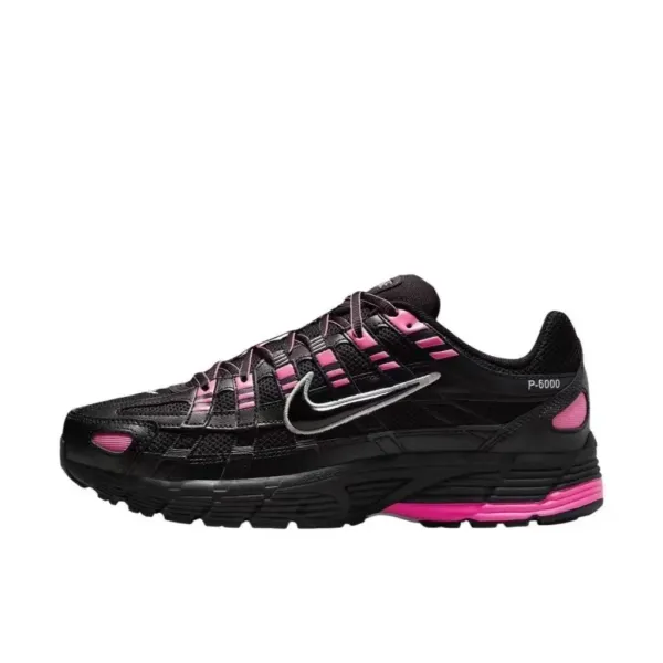 Nike P-6000 Black Pink Running Shoes - 1