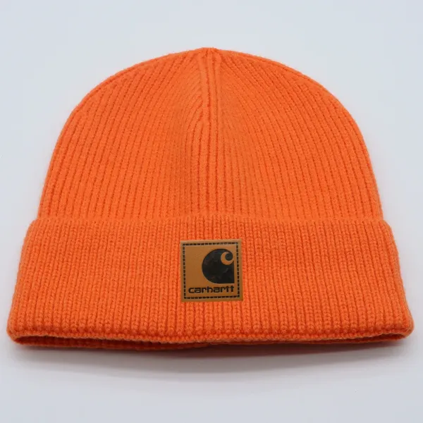 Carhartt WIP Watch Beanie Orange Hat - 1
